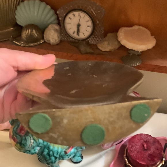 Brass Shell Bookends - Picture 5 of 5